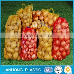 Raschel Packing Bag Fruit and Vegetable Mesh Bag , HDPE Orange Raschel Knitted Net,wholesale Factory PE Raschel Mesh Bag thumbnail-5