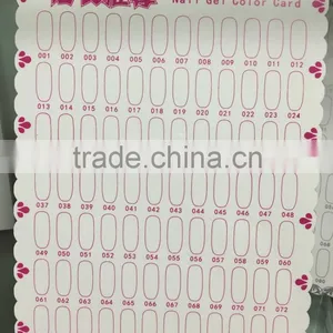 Nail Tools Nail Display Board Color Chart Acrylic Color Card thumbnail-2