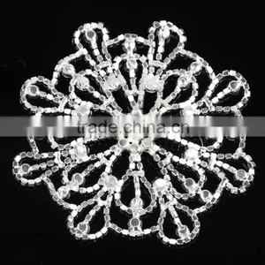 2015 Fashion Rhinestone Applique Wholesale for Wedding Dress thumbnail-3