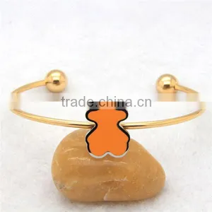 Hot New European and American Fashion Female Bear Bangle Bracelet thumbnail-1