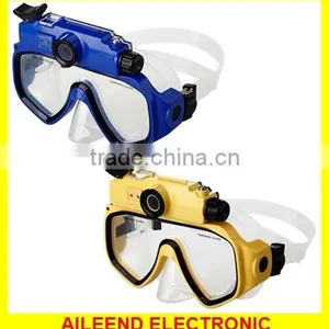 HD 720P Underwater 30M Digital Camera Diving Glasses Mask Mini DV Video Recorder Diving Glasses thumbnail-1