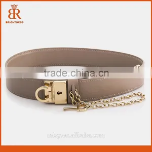 Charming Exotic Ladies Leather Belt Attractive Women Genuine Belt Metal Buckle Leather Belt thumbnail-1