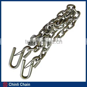 NACM1990 Standard Chain With Hooks,Trailler Safety Chain With S Hooks thumbnail-1