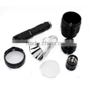 1145 10W High Power T6 LED Tactical Flashlight 500lumen Police Flashlight Torch thumbnail-5
