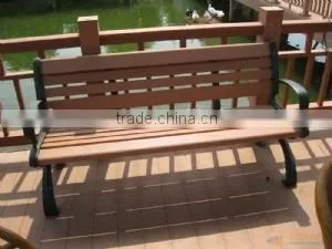 Wood Cutting Bench Wpc Modern Outdoor Wood Bench Long Wood Benches thumbnail-1