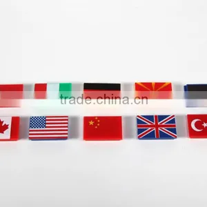 Heartedly Love Flag Magnet With Ones Own Motherland Flag thumbnail-2