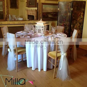 100% Polyester Material and Wedding,Party,Banquet,Hotel,Outdoor Use Elegant Wedding Tablecloths thumbnail-1