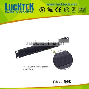 10inch 1U Cable Management Brush Type for Cabinet thumbnail-1