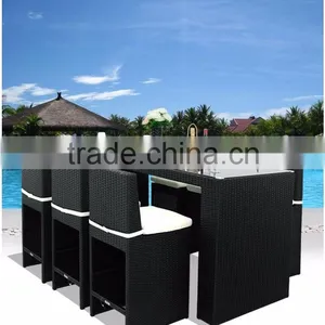 The Bar With High Backrest With Long Bar Table thumbnail-1