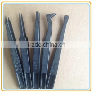 Cleanroom Electronic Industry Conductive Plastic Tweezer thumbnail-1