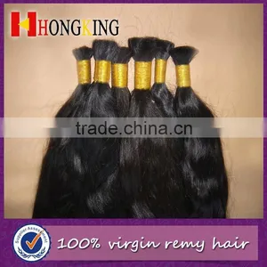 Indian Virgin Hair Top Quality 100% Name Brand Hair Bulk thumbnail-1