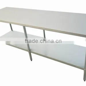 NSF Approval Detechable Prep Stainless Steel Work Table for Commercial Kitchen or Restaurant thumbnail-2