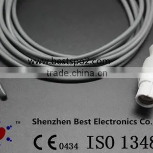 Siemens SC7000 SC8000 Adult Temperature Probe/ Sensor for General, 3m Round 7pin thumbnail-1