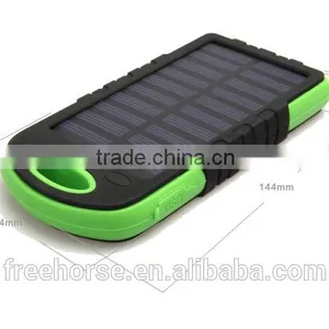 Manufacturer China,8000mAh Solar Power Bank Charger Solar Cell Phone Charger With Led Light thumbnail-4