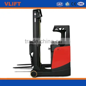 Electric Sit-down Reach Forklift Truck thumbnail-1