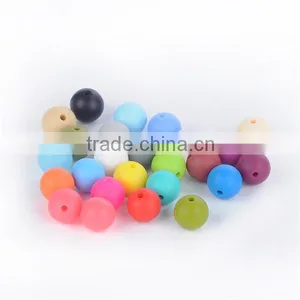 Small Qty Accepted Factory Wholesale Silicone Baby Teether Silicone Teething Pendant With Multi Color thumbnail-2