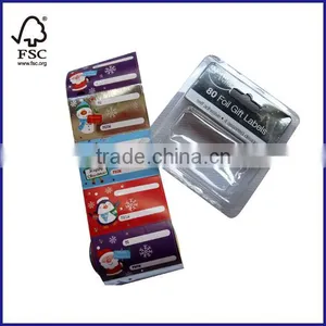 80 Foil Christmas Gift Labels thumbnail-5