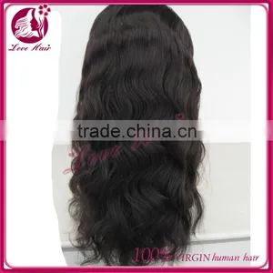 Factory Price Body Wave Human Hair Wig, Peruvian Lace Wig, 100% Human Hair Full Lace Wig thumbnail-1