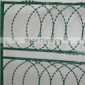 PVC Coated Plate Razor Barbed Wire( Manufacturer) thumbnail-1