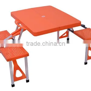 Wholesale Aluminum Outdoor Dinner Portable Camping Folding Table With 4 Chairs thumbnail-4