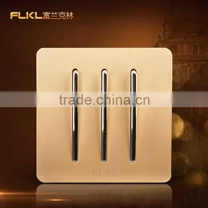 Wall Switch Top Quality 3 Gang 1 Way or 2 Way thumbnail-3