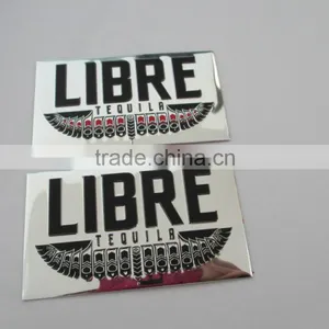 High Quality Spirit Bottle Label, First Class Tequila Bottle Nameplate, Aluminum Brushed Finish Label thumbnail-1