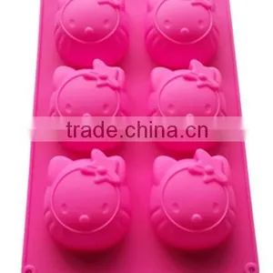 China Supplier New Product Hello Kitty Silicone Decorative Cake Pans thumbnail-2