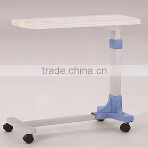 2016 F-33 ABS Hospital Movable Over Bed Table, Hospital Bed Dining Table, Hospital Food Tray thumbnail-1