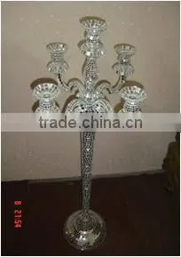 Crystal Candelabra Centerpieces for Wedding Table thumbnail-1