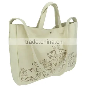 Ningbo Ronhon Premium Gift Bags Canvas Shoulder Messenger Large Size Shopping Bag thumbnail-1