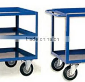 Trolley With Rubber Wheels and Iron Panel for Workshop and Factory thumbnail-1