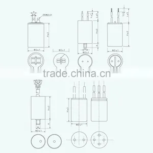 Motor Run Capacitor of 15uf 500vac Capacitor Cbb60 thumbnail-6