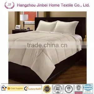 Strip Solid Color Square Down Alternative Comforter/Microfiber Quilt/polyester Duvet thumbnail-3