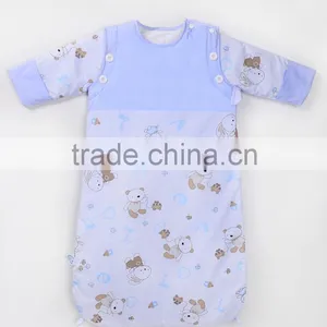 Comfortable and Good Quality 100% Cotton Baby Sleeping Bag With 4 Colors thumbnail-3