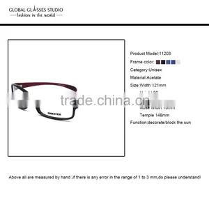 Unisex TR90 Optical Spectacle Frame Ultra Light Myopia Sports Eyewear Glasses Frames 11203 thumbnail-3