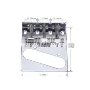 Electric Guitar Bridge With 3 Compensated Saddles thumbnail-1
