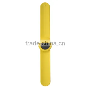 Custom Promotional Emoji Charm Silicone Slap Bracelets thumbnail-2
