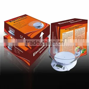 7kg/1g LCD Kitchen Scale With Backlight and Bowl thumbnail-6