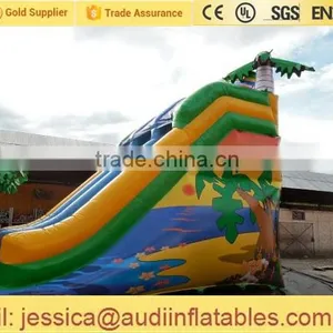 Inflatable Tropical Slide With Palm Trees for Sale thumbnail-4
