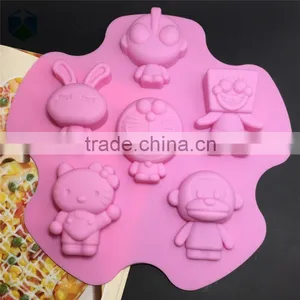 CTBED157 Sponge Bob Square Pants Bunny Viking Altman Silicone Cheesecakes Molds Birthday Cakes And Pies Mould Body thumbnail-4
