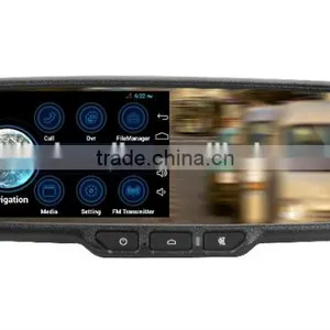 5inch Android Rearview Mirror With Bracket Gps Navigation+Google Storei+DVR+support SIM Card thumbnail-2