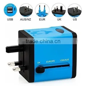 Promotional International Power Travel Adaptor With Usb Port Electric Travel Adapter thumbnail-6