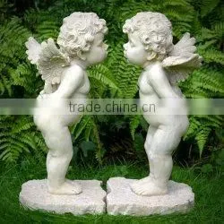 Marble Cherub Garden Statues thumbnail-1