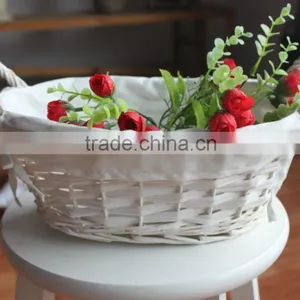 Small Wilow Storage Basket; Wicker Stock Basket thumbnail-1