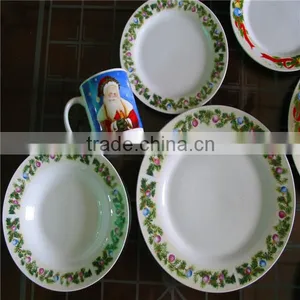 Ceramic Material and FDA,CIQ,CE / EU,SGS Certification 16pcs Glazed Ceramic Dinnerware thumbnail-4