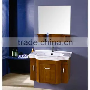 2016 Best Quality Solid Wood Bathroom Wall Cabinet Designs for Wholesale thumbnail-4