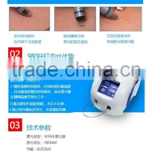 980nm Diode Laser Machine/Laser Vascular Vein Removal/Laser Vascular Treatment BD-980 thumbnail-4