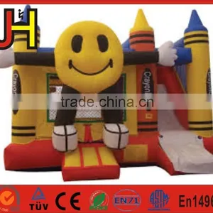 2016 Funny Double Lanes Inflatable Dry Slide For Sale thumbnail-4