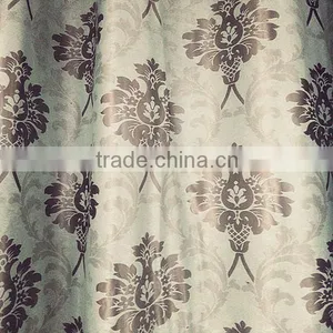 Customized Window Curtain Fabric, Jacquard Fabirc 010 Fire Retardant Blackout Fabric for Bedroom thumbnail-1