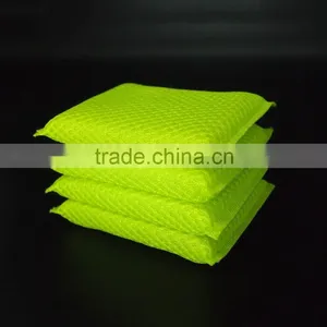 Kitchen Cleaning Sponge Green Scouring Pad With Mesh thumbnail-1